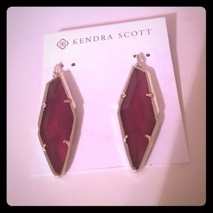 Kendra Scott red earrings